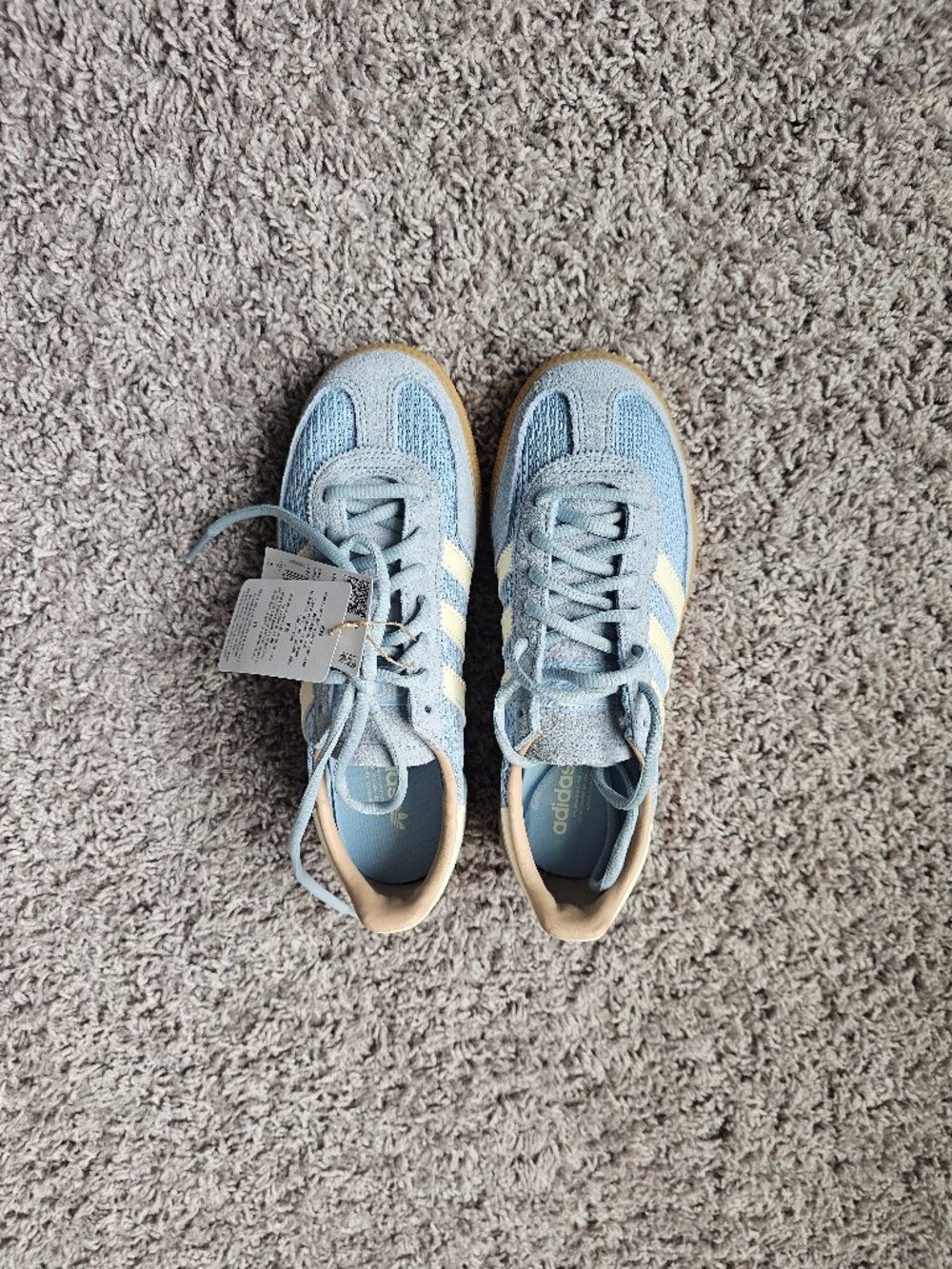 Adidas Handball Spezial shoes women's 5 in light blue